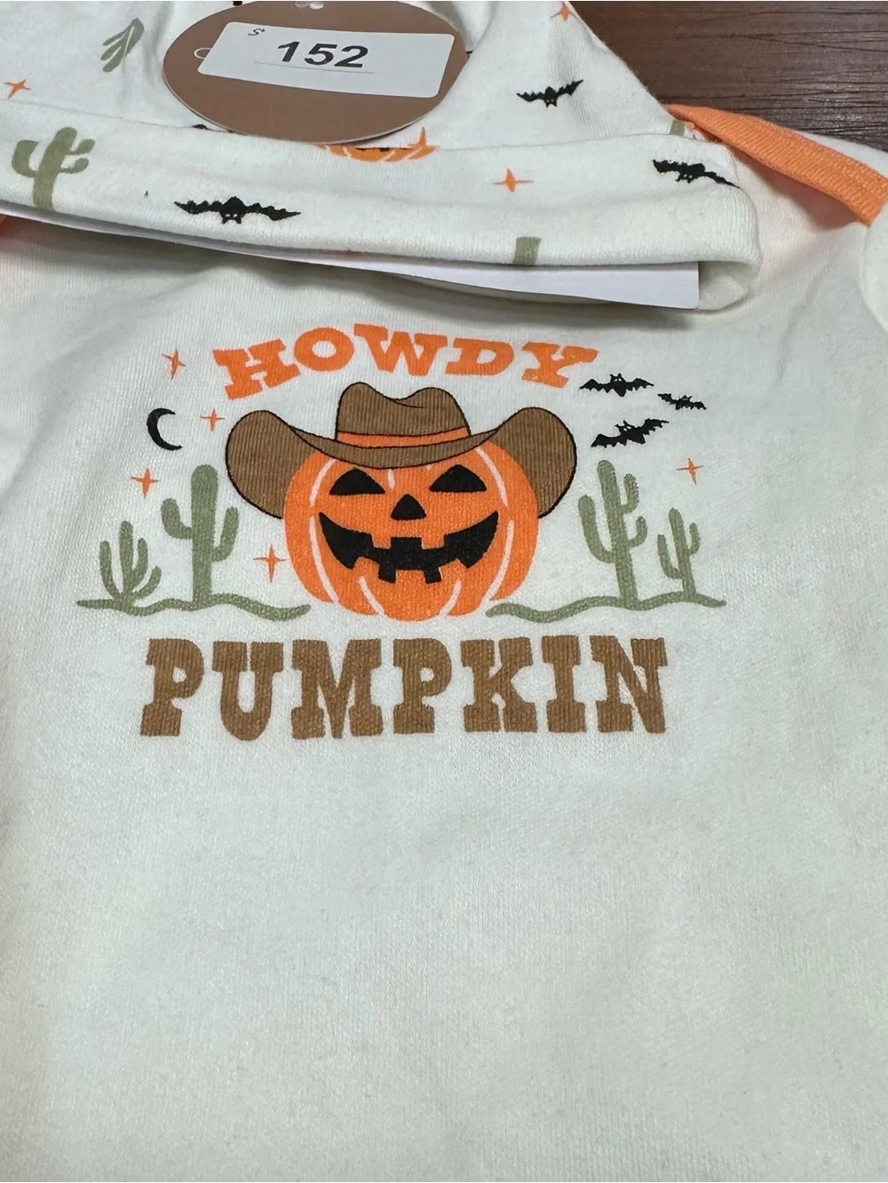 Chick Pea Baby 3-Piece “Howdy Pumpkin” Halloween Outfit Set 3-6 Months NWT